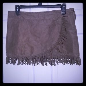 "Suede" skirt